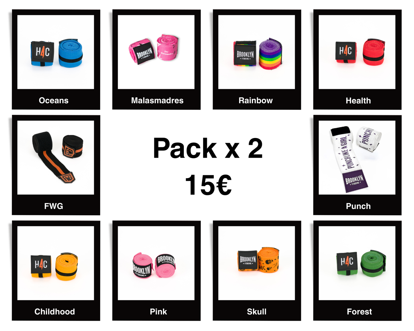 Handwraps Pack 2 x 15€