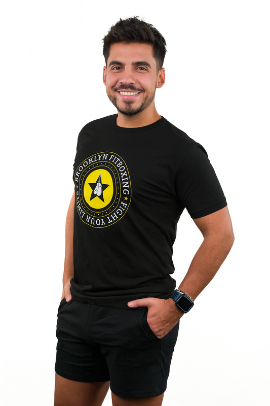 BF T-Shirt Circle for him - Black